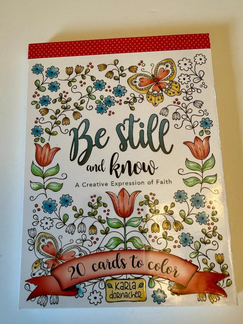 Be Still and Know Scripture Coloring Cards Karla Dornacher Like New Christian